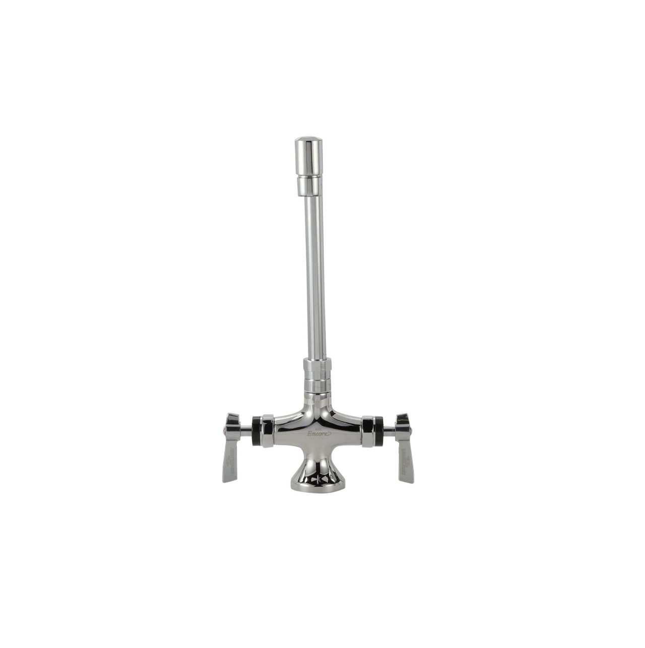 Encore® Brass Chrome Plated Double Pantry Faucet with 8" Swivel Cast Spout and Ceramic Valves