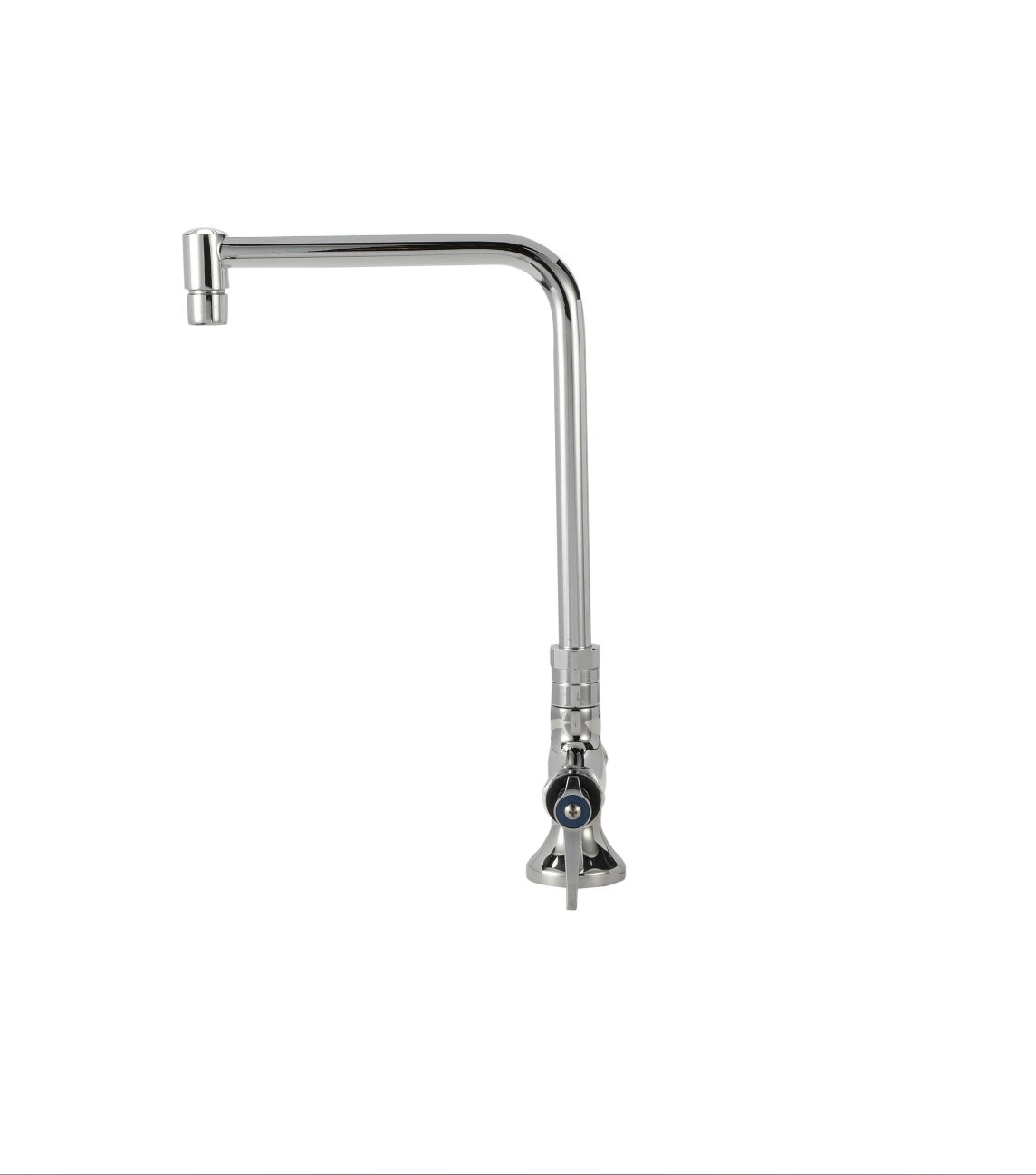 Encore® Brass Chrome Plated Double Pantry Faucet with 8" Swivel Cast Spout and Ceramic Valves