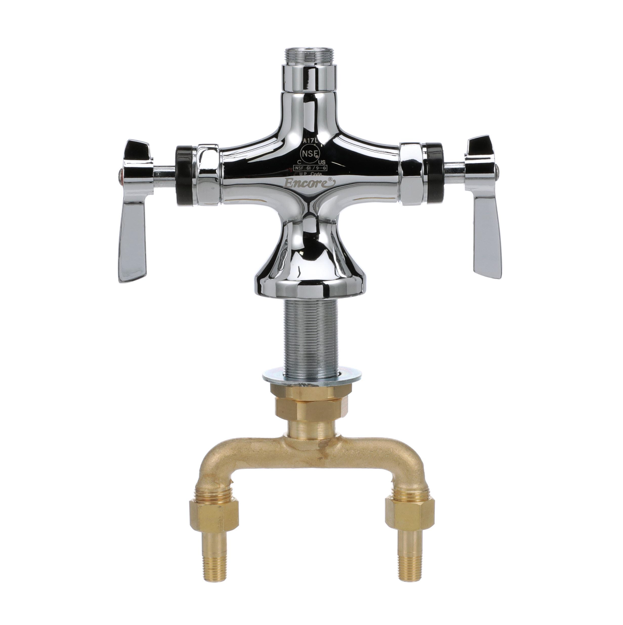 Encore Brass Chrome Plated Double Pantry Faucet Body Only