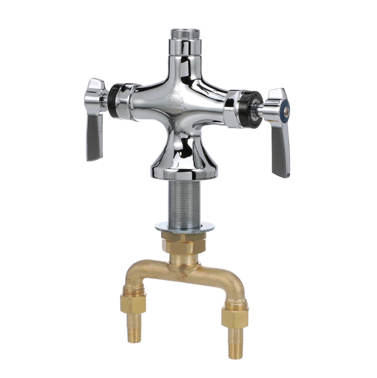 Encore Brass Chrome Plated Double Pantry Faucet Body Only