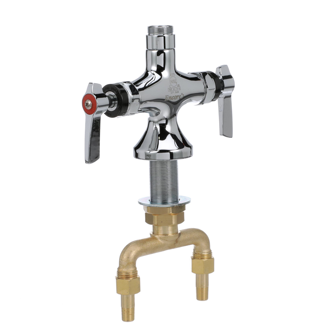 Encore Brass Chrome Plated Double Pantry Faucet Body Only