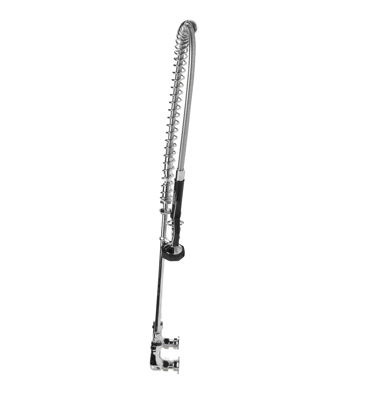 Encore® 8" OC. Brass Chrome Plated Wall Mount Pre Rinse Assembly with Wall Bracket
