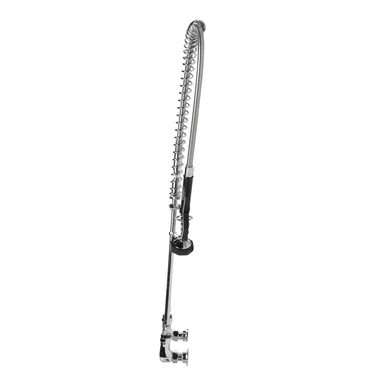 Encore® 8" OC. Brass Chrome Plated Wall Mount Pre Rinse Assembly with Wall Bracket and 72" Hose