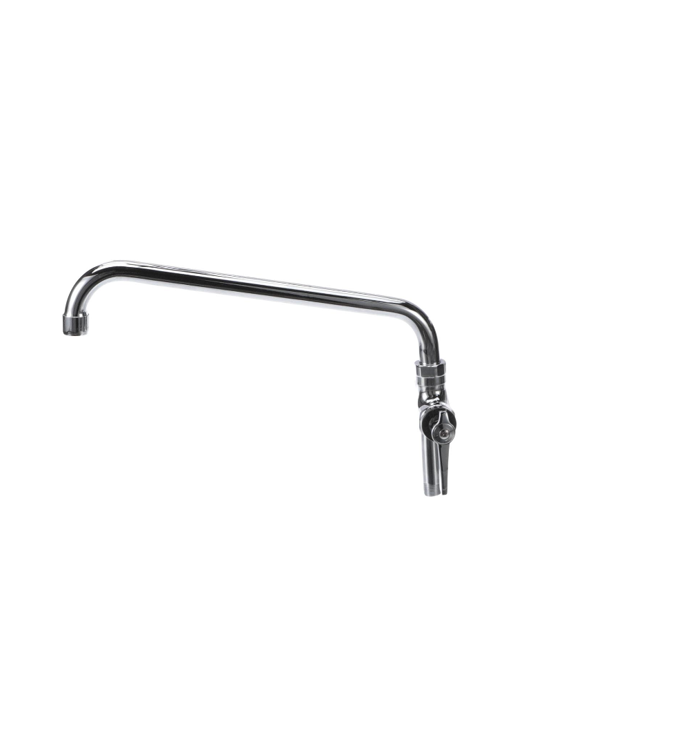 Encore® Brass Chrome Plated Add-On Faucet 1.5GPM Laminar with 12" Spout