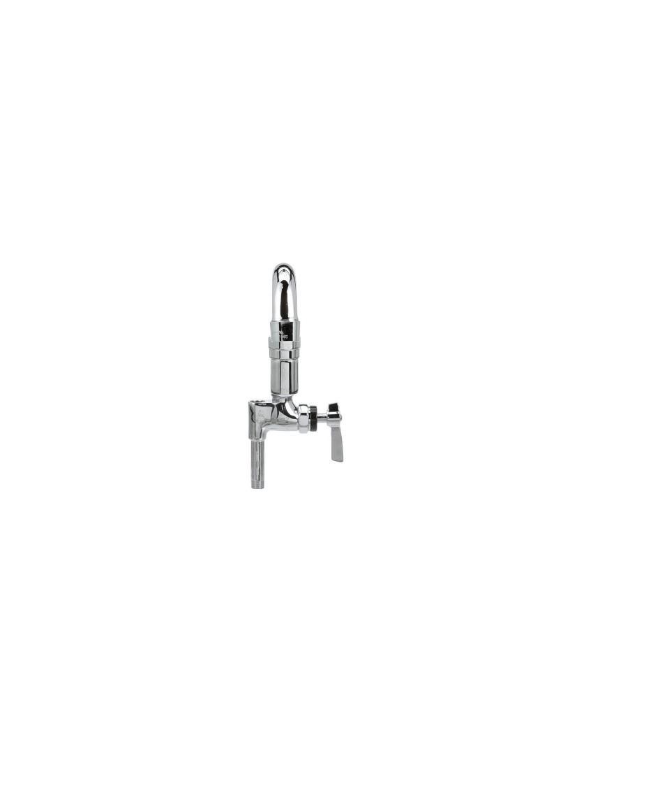 Encore® Brass Chrome Plated Add-On Faucet with 18" Double Jointed Spout