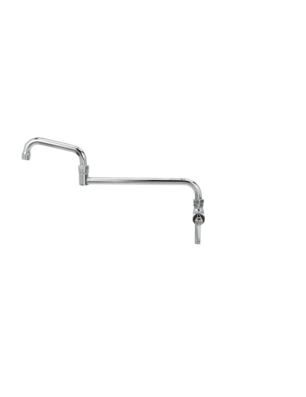 Encore® Brass Chrome Plated Add-On Faucet with 18" Double Jointed Spout