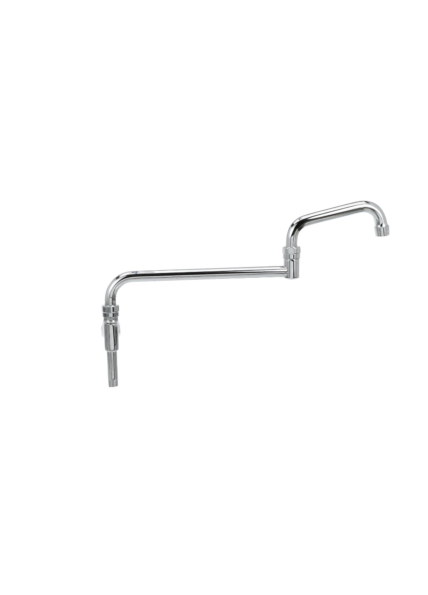 Encore® Brass Chrome Plated Add-On Faucet with 18" Double Jointed Spout
