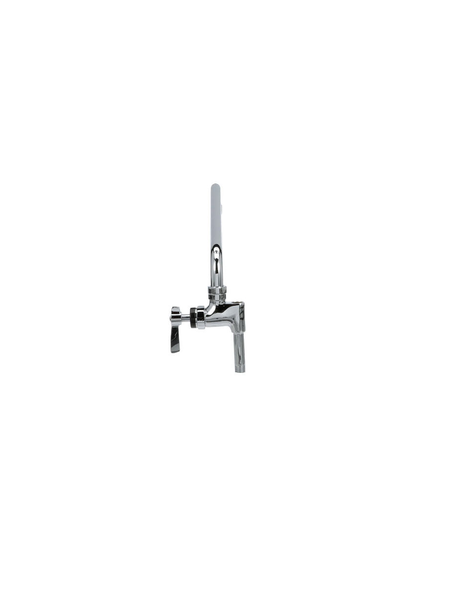 Encore® Brass Chrome Plated Add-On Faucet with 18" Spout