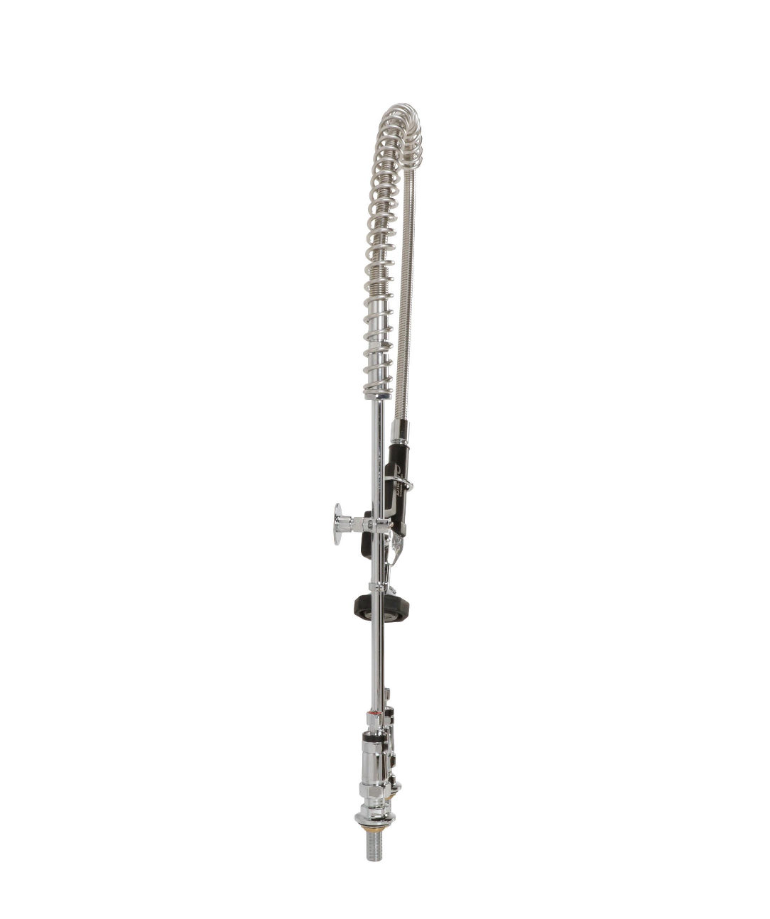 Encore® 4" OC Brass Chrome Plated Elevated Deck Mount Pre-Rinse with Wall Bracket