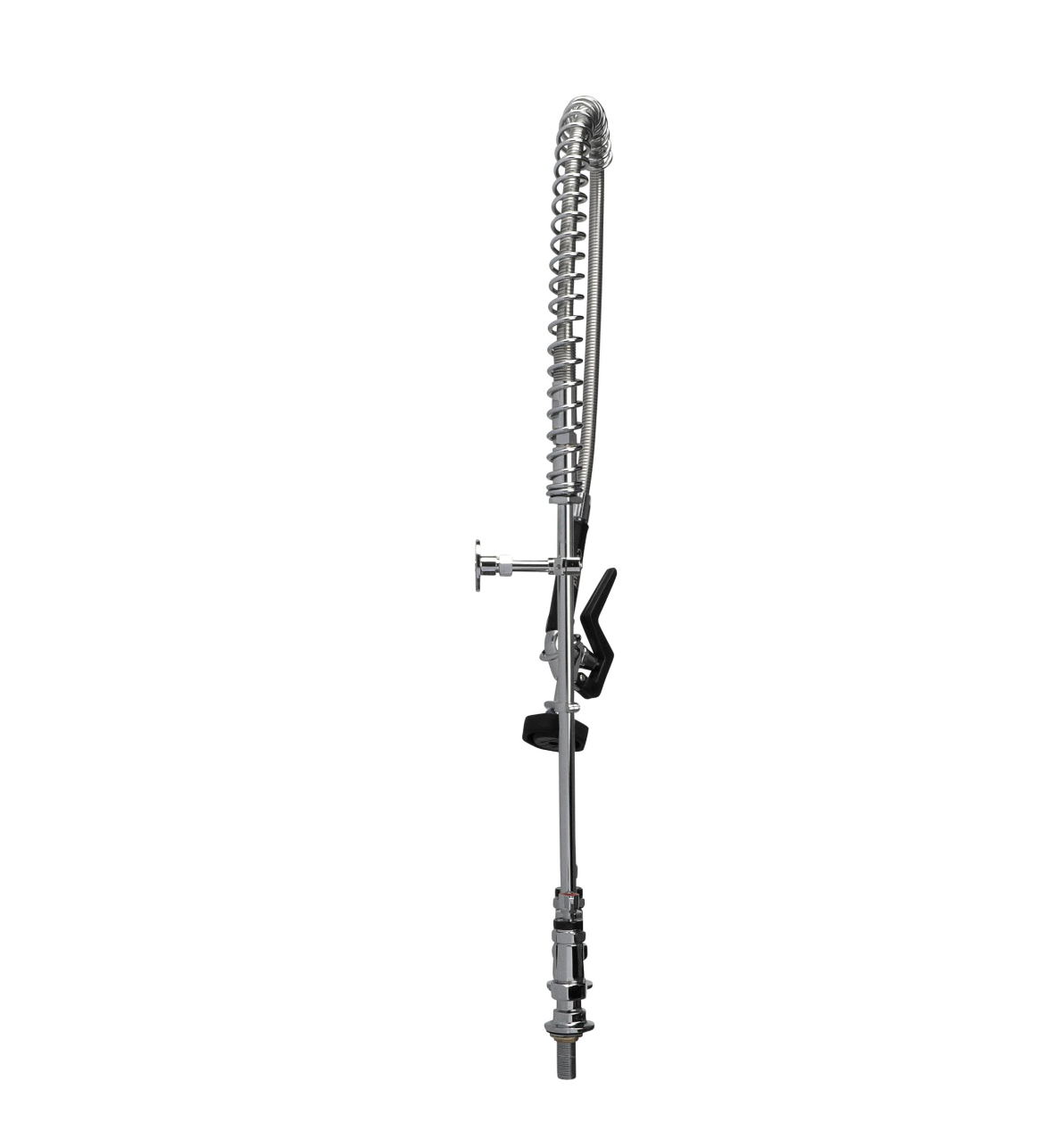 Encore® 8" OC Brass Chrome Plated Deck Mount Pre-Rinse Ceramic Valves with Wall Bracket
