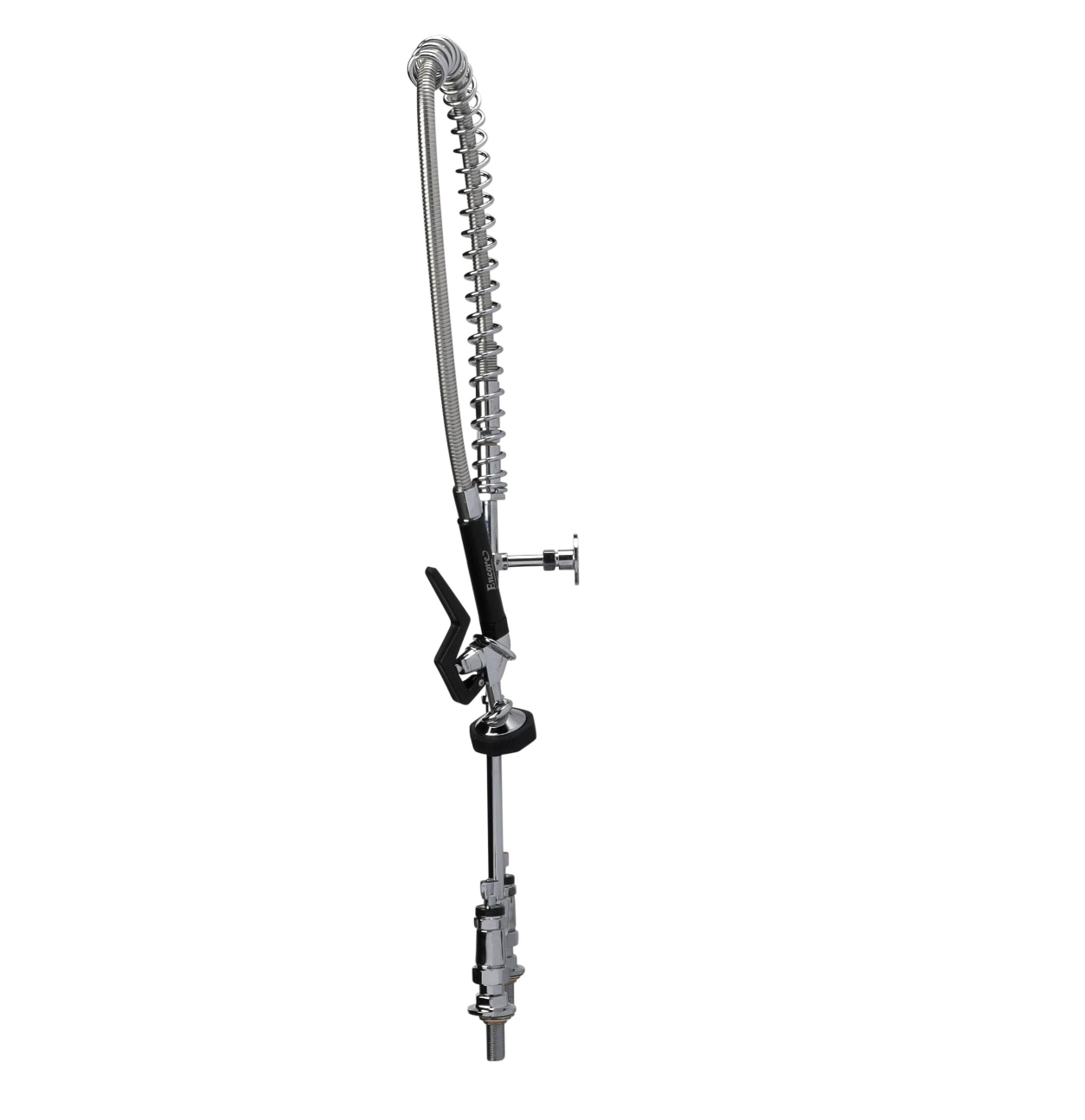 Encore® 8" OC Brass Chrome Plated Deck Mount Pre-Rinse Ceramic Valves Stainless Steel Spring with Wall Bracket