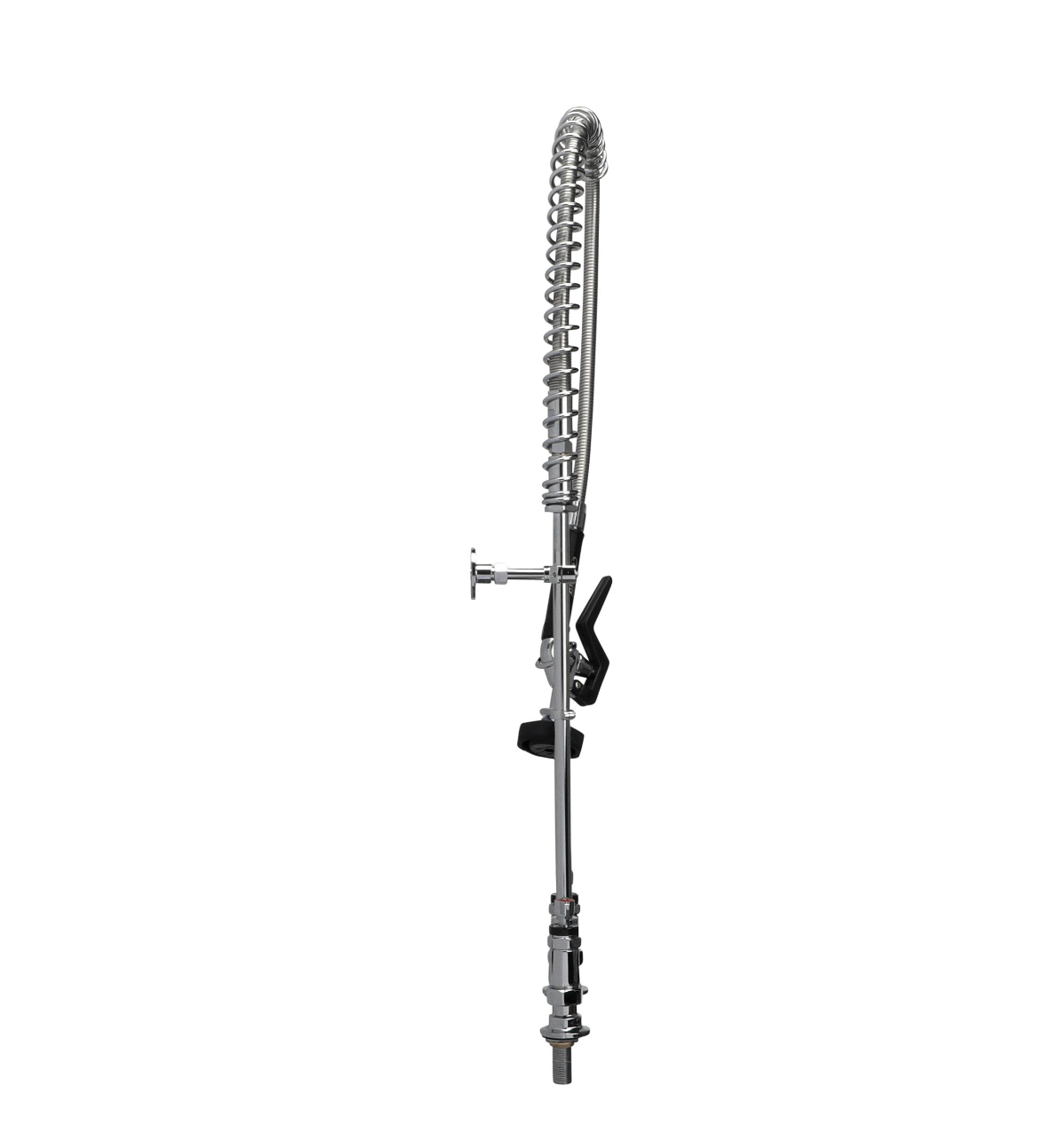 Encore® 8" OC Brass Chrome Plated Deck Mount Pre-Rinse Ceramic Valves Stainless Steel Spring with Wall Bracket
