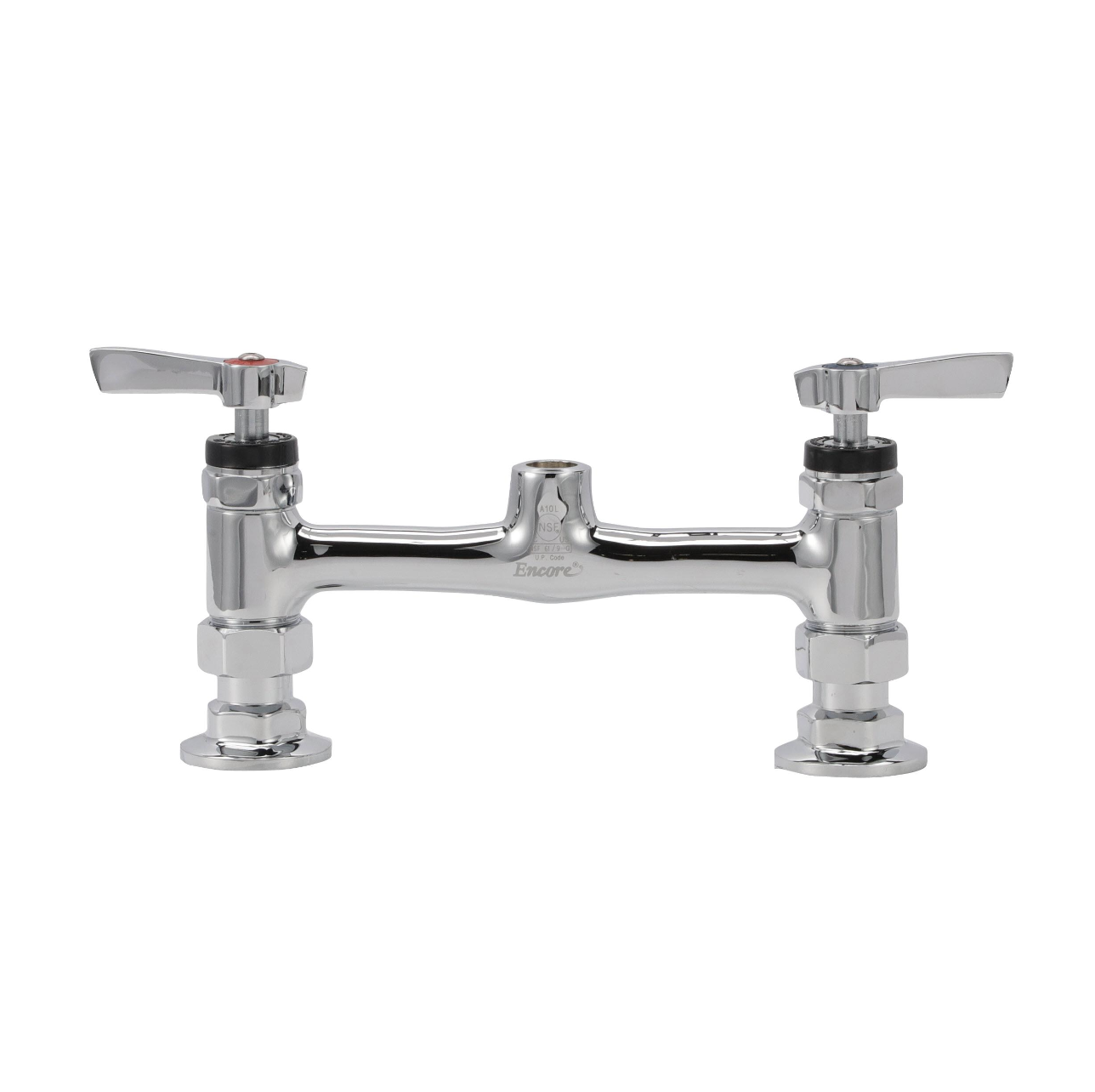 8" OC Encore Brass Chrome Plated Deck Mount Body (Only for Pre-Rinse)
