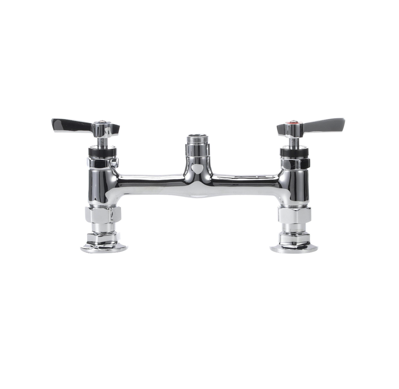 8" OC Encore Brass Chrome Plated Deck Mount Body Only for Spout