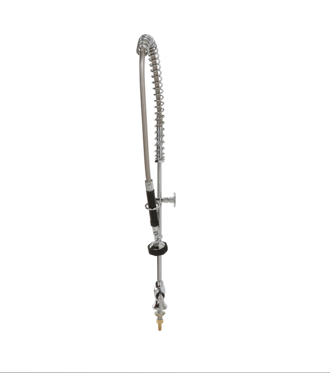 Encore® Brass Chrome Plated Single Deck Mount Pre-Rinse with Stainless Steel Spring