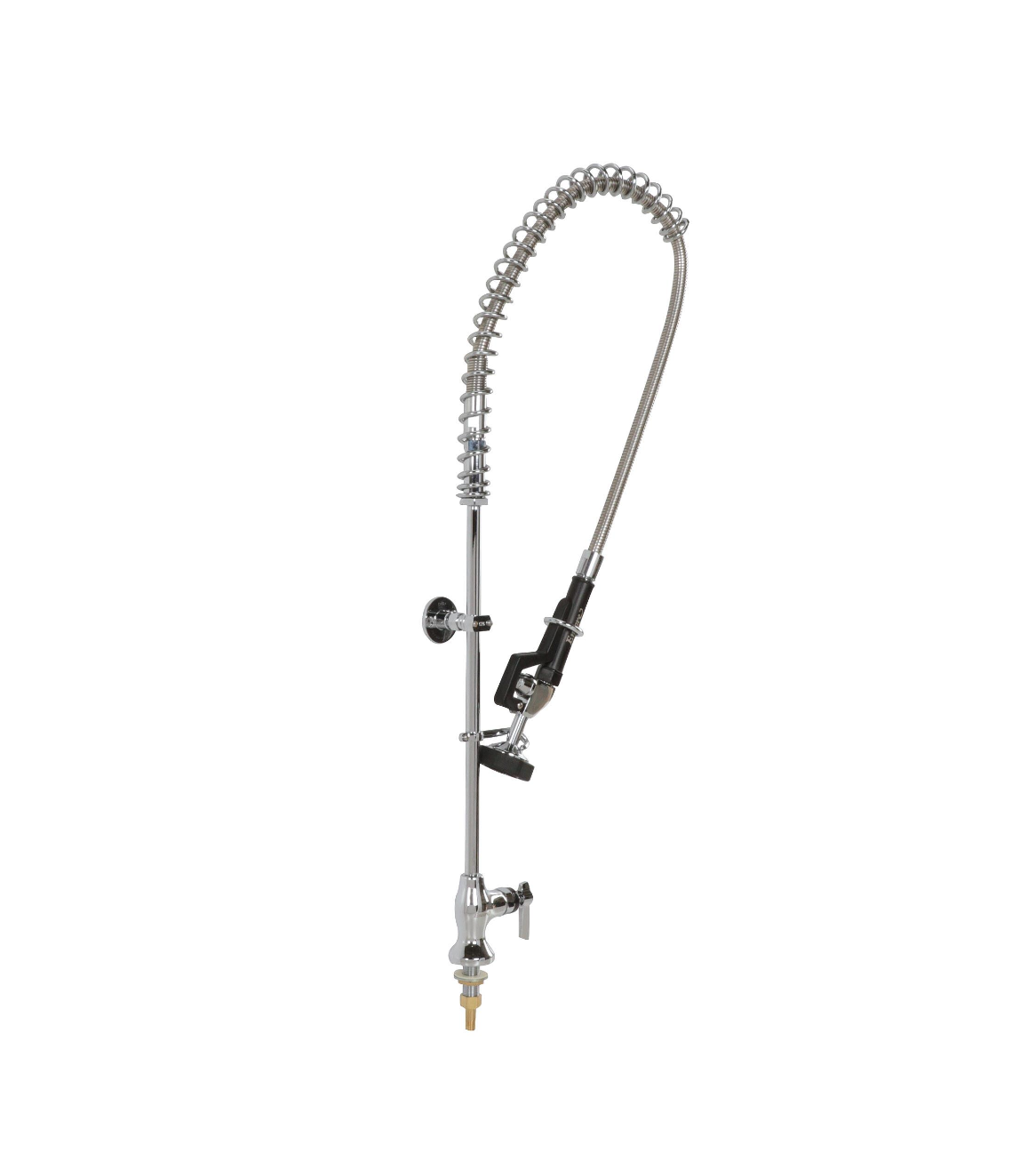 Encore® Brass Chrome Plated Single Deck Mount Pre-Rinse with Stainless Steel Spring