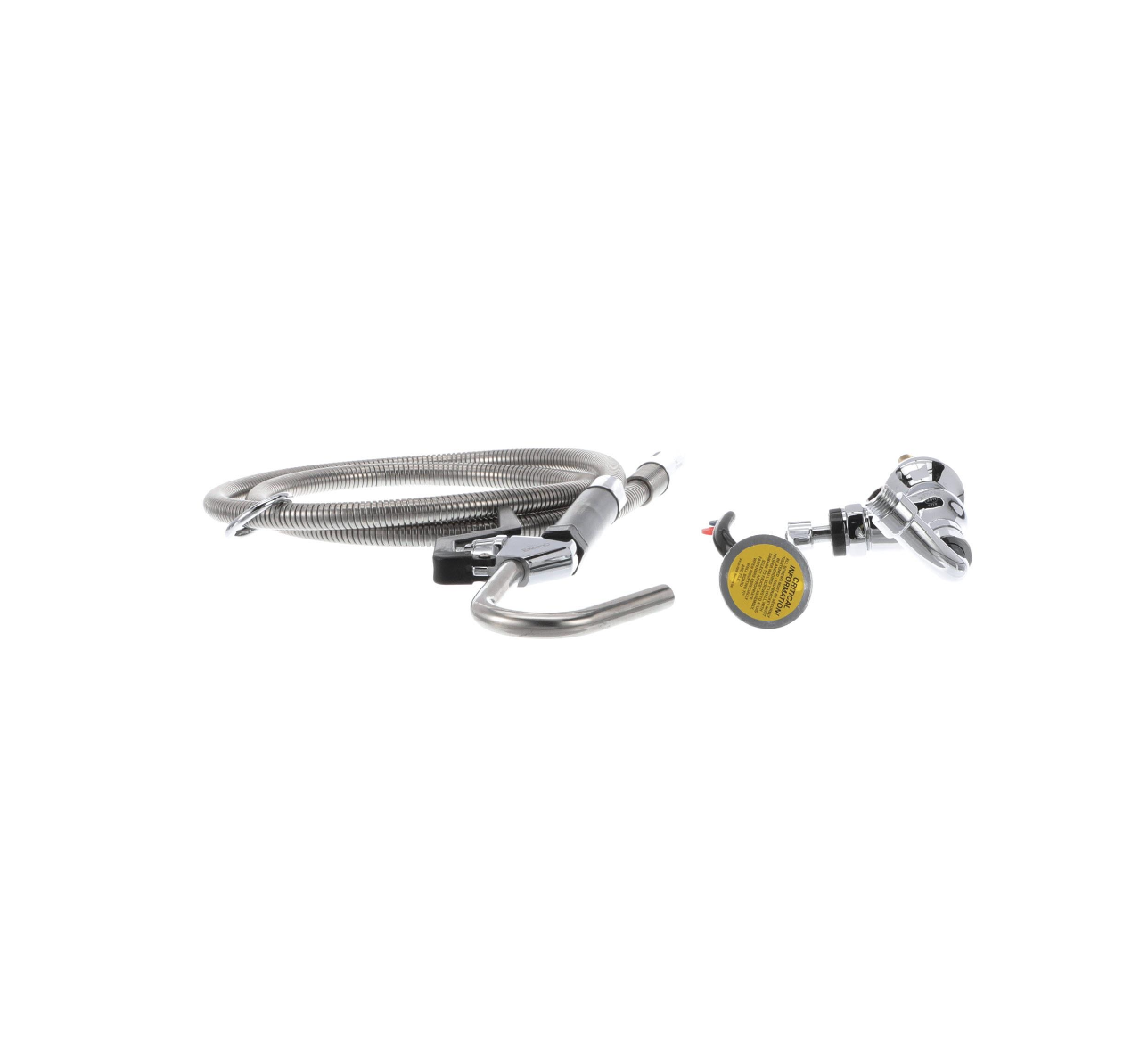 Encore® Brass Chrome Plated Single Deck Mount Pot Filler Assembly with Ceramic Valves
