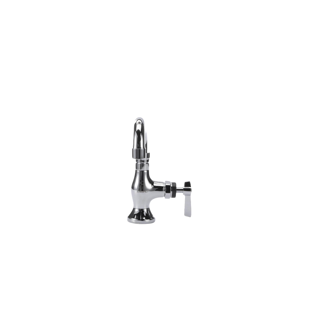 Encore® Brass Chrome Plated Single Pantry Deck Mount Faucet 8" Horizontal Swing Spout