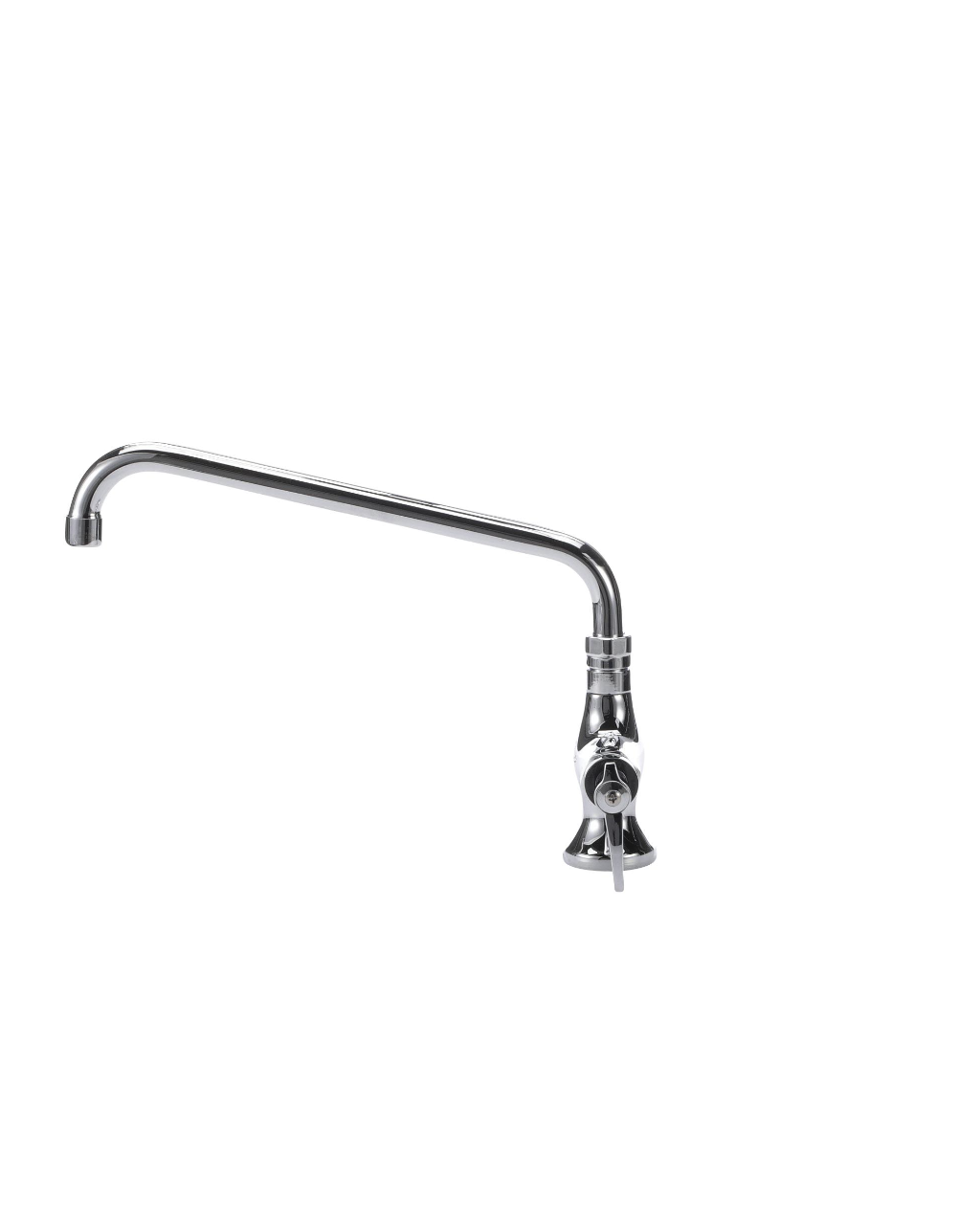 Encore® Brass Chrome Plated Single Pantry Deck Mount Faucet 8" Horizontal Swing Spout