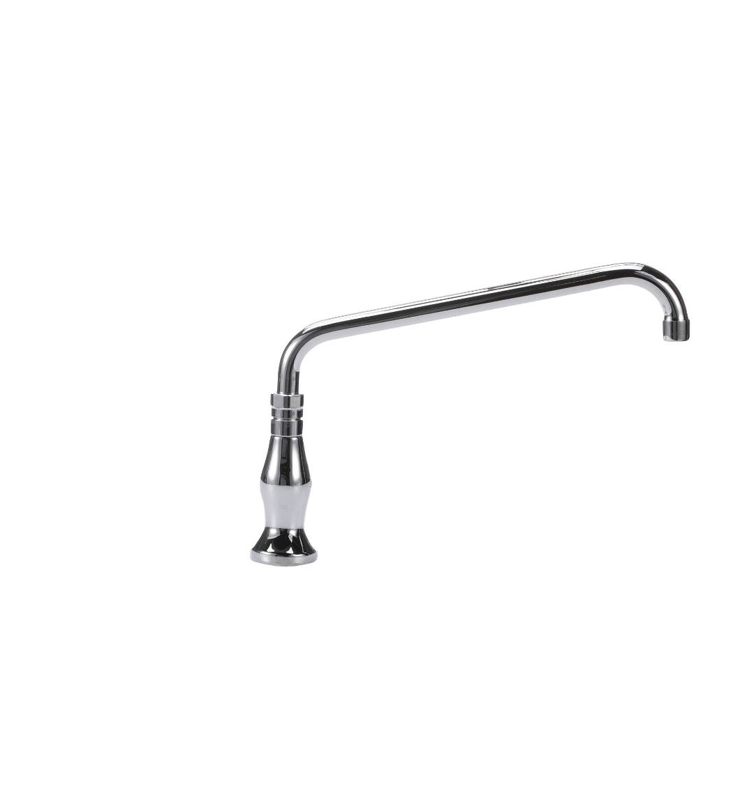 Encore® Brass Chrome Plated Single Pantry Deck Mount Faucet 6" Horizontal Swing Spout