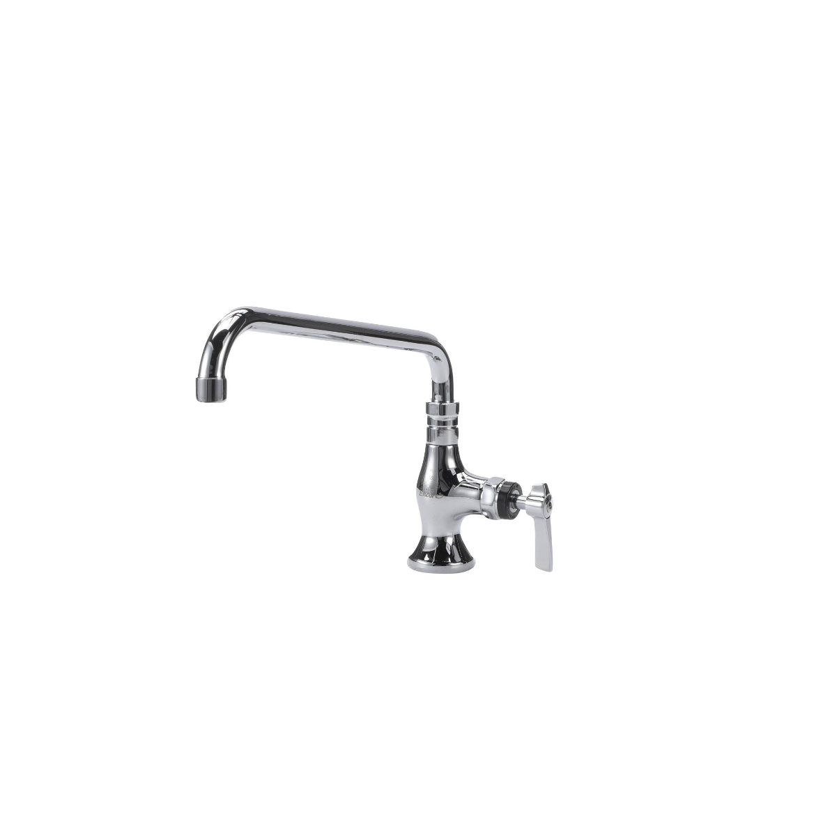 Encore® Brass Chrome Plated Single Pantry Deck Mount Faucet 6" Horizontal Swing Spout