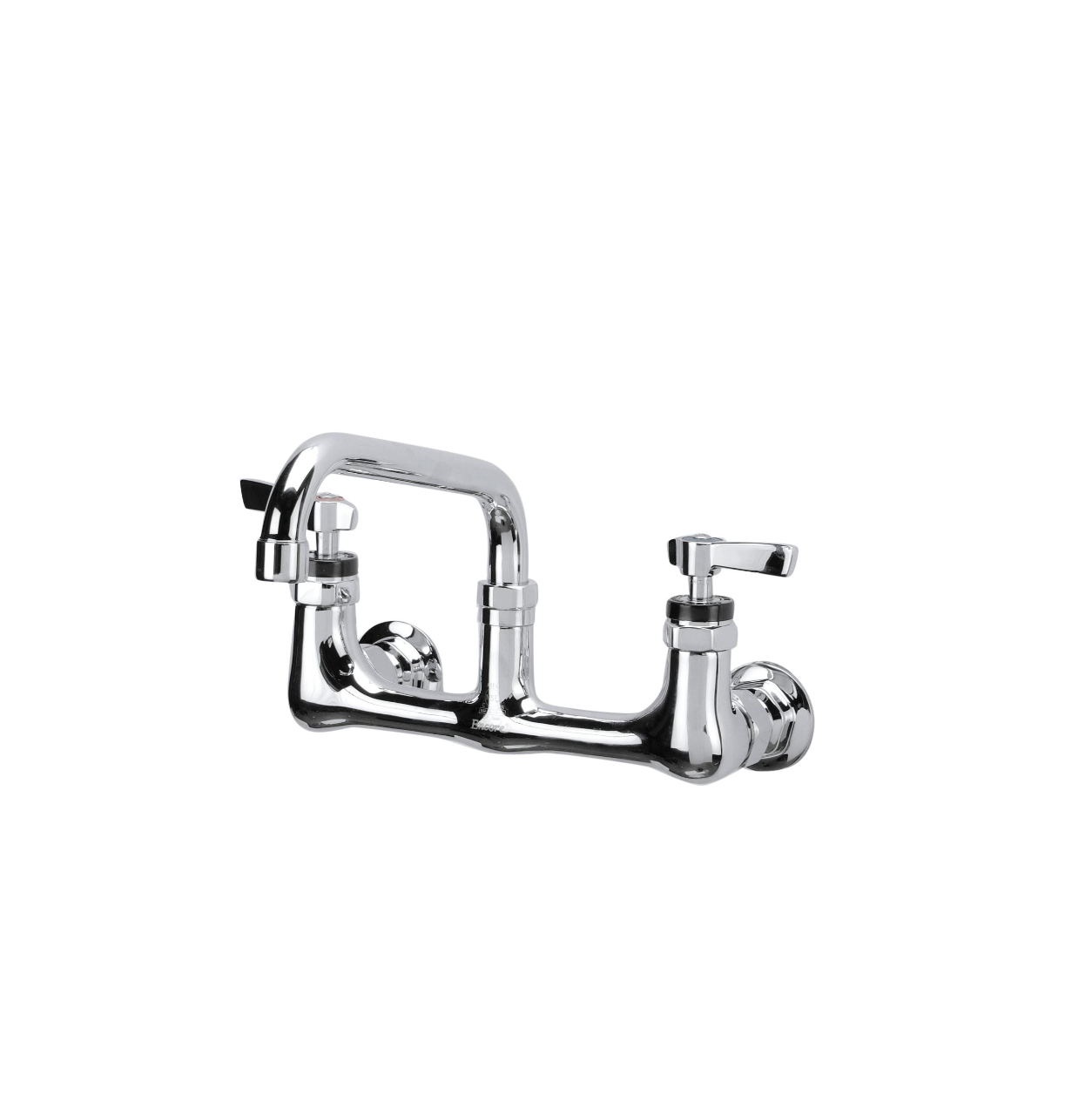 Encore® 6" OC Brass Chrome Plated Elevated Deck Mount Faucet with 12" Swivel Spout