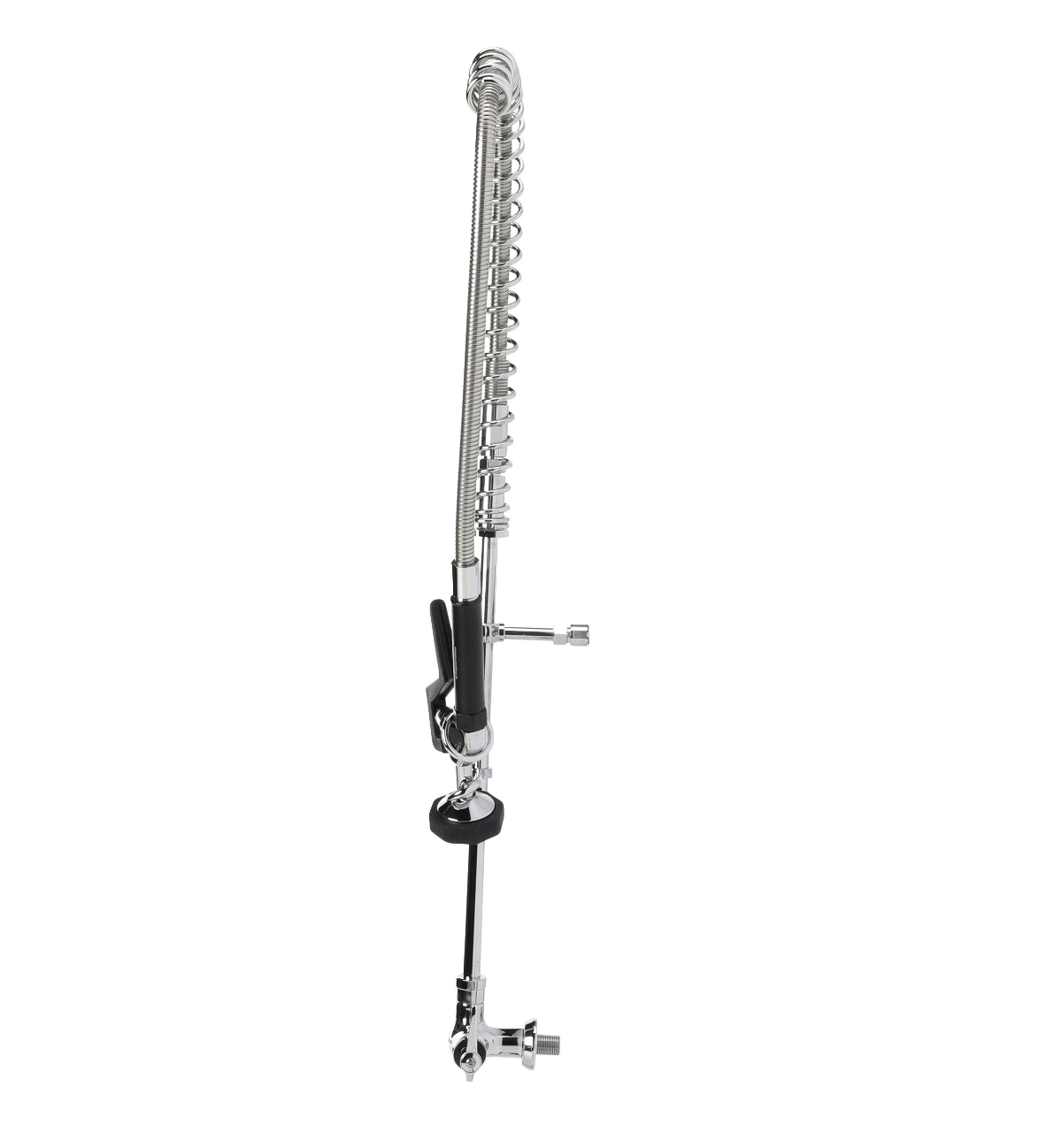 Encore® Brass Chrome Plated Single Wall Mount Pre Rinse Assembly with Wall Bracket
