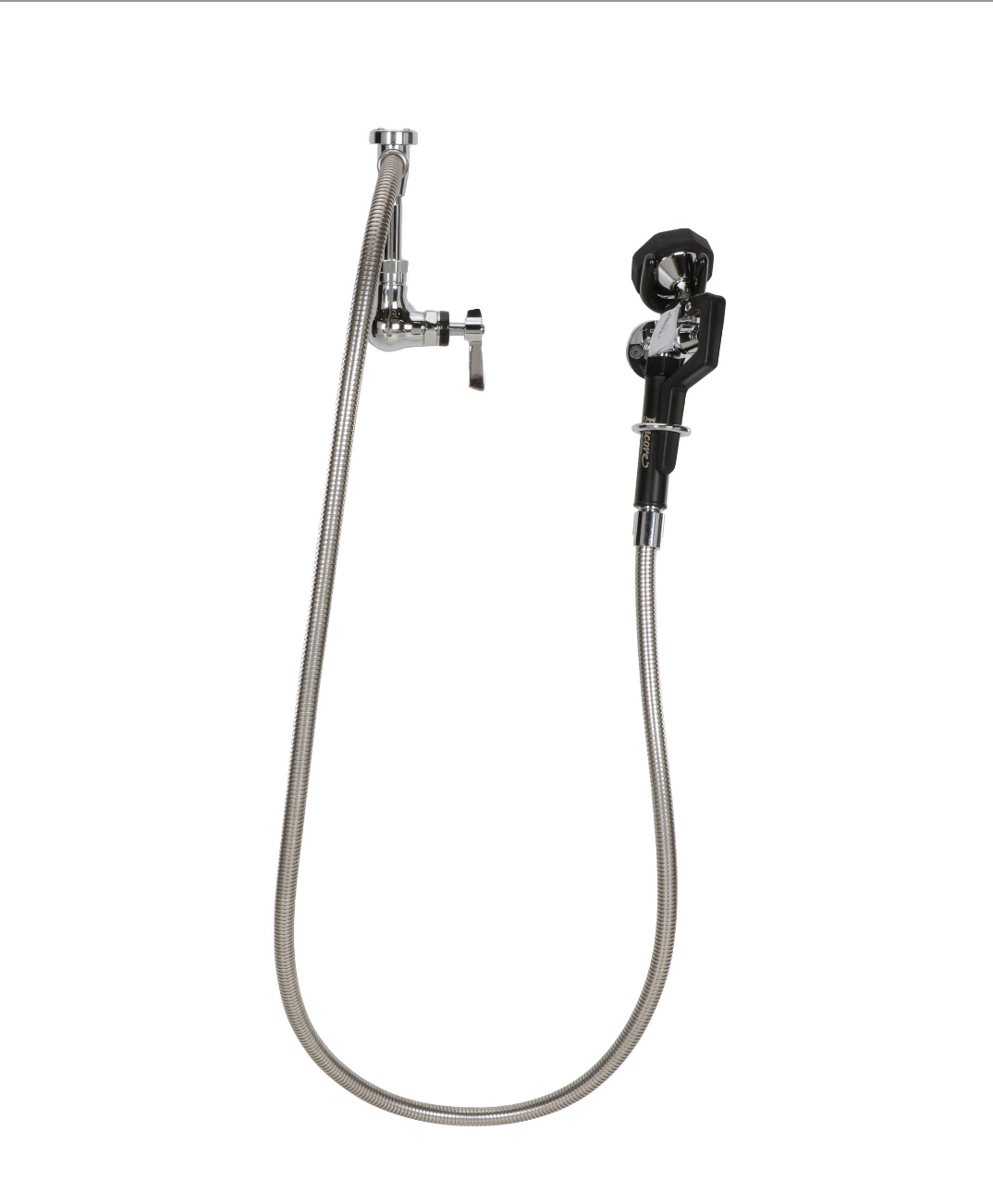 Encore® Brass Chrome Plated Single Wall Mount Utility Spray Assembly with 72" Hose and Vacuum Breaker
