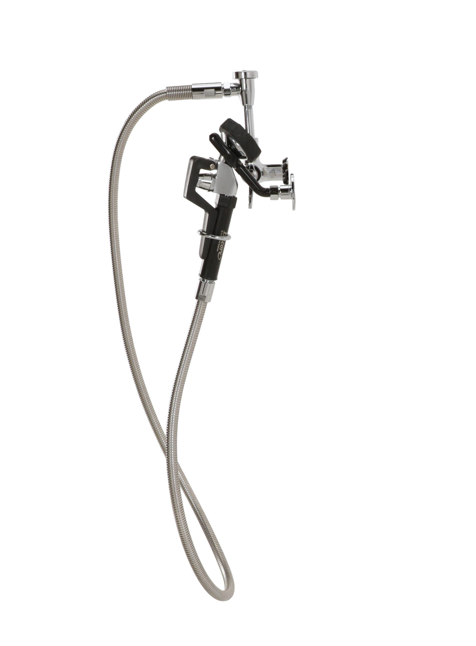 Encore® Brass Chrome Plated Single Wall Mount Utility Spray Assembly with 72" Hose and Vacuum Breaker