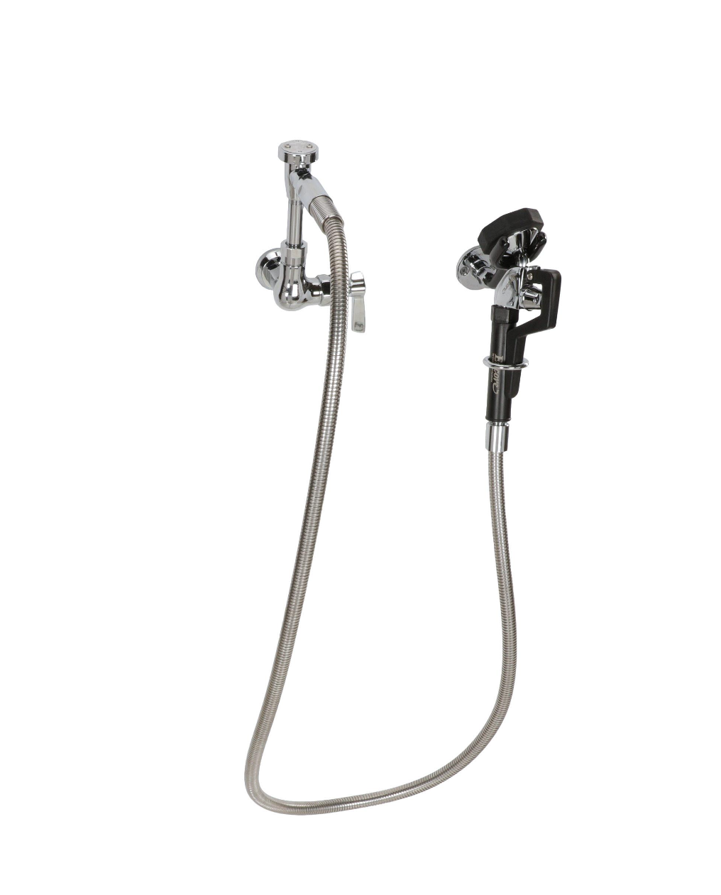 Encore® Brass Chrome Plated Single Wall Mount Utility Spray Assembly with 72" Hose and Vacuum Breaker