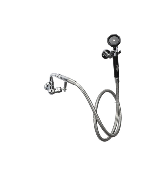 Encore® Brass Chrome Plated Single Wall Mount Utility Spray Assembly with 72" Hose