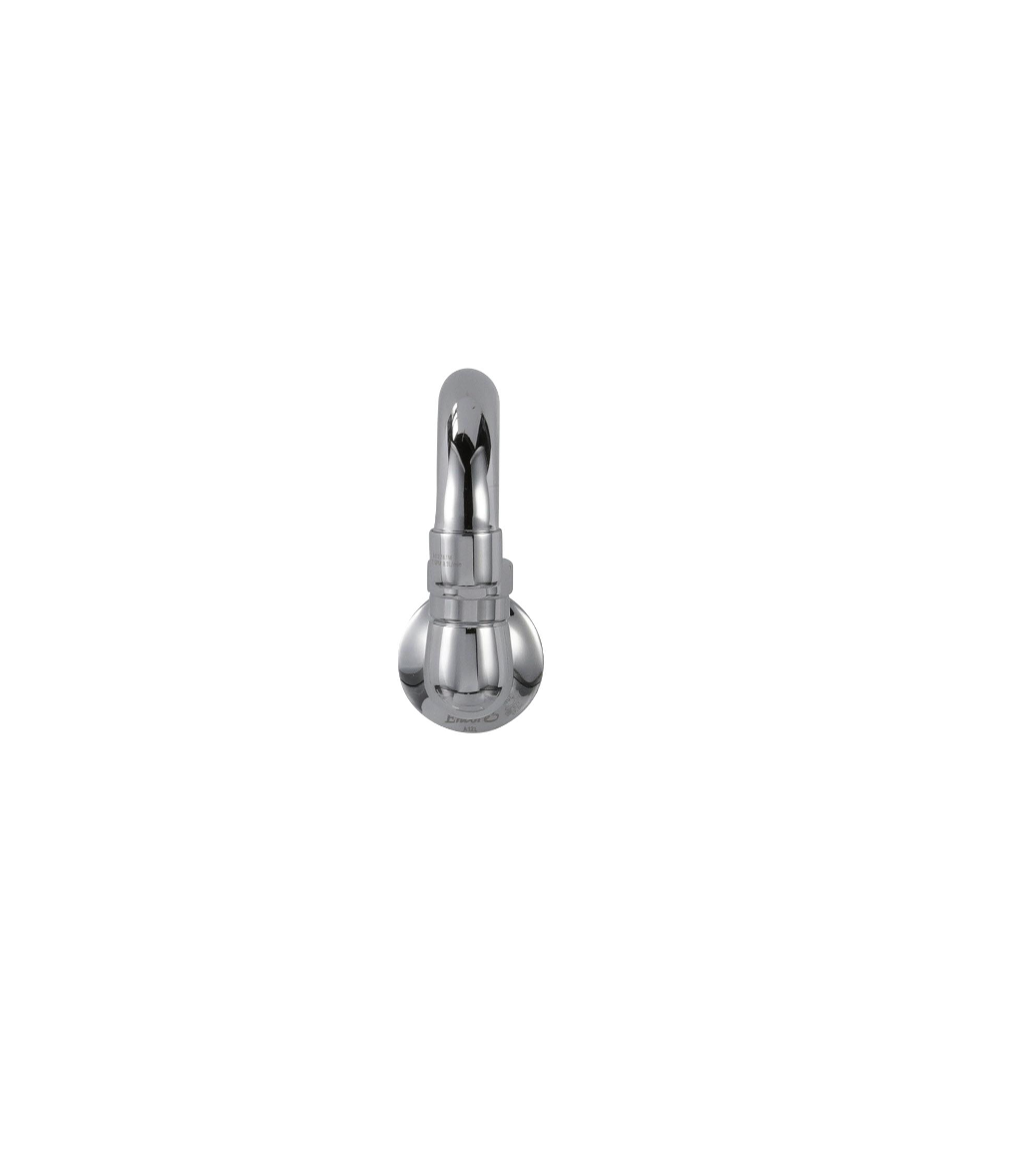 Encore® Brass Chrome Plated Wall Mount Spout Base with 6" Swivel Spout