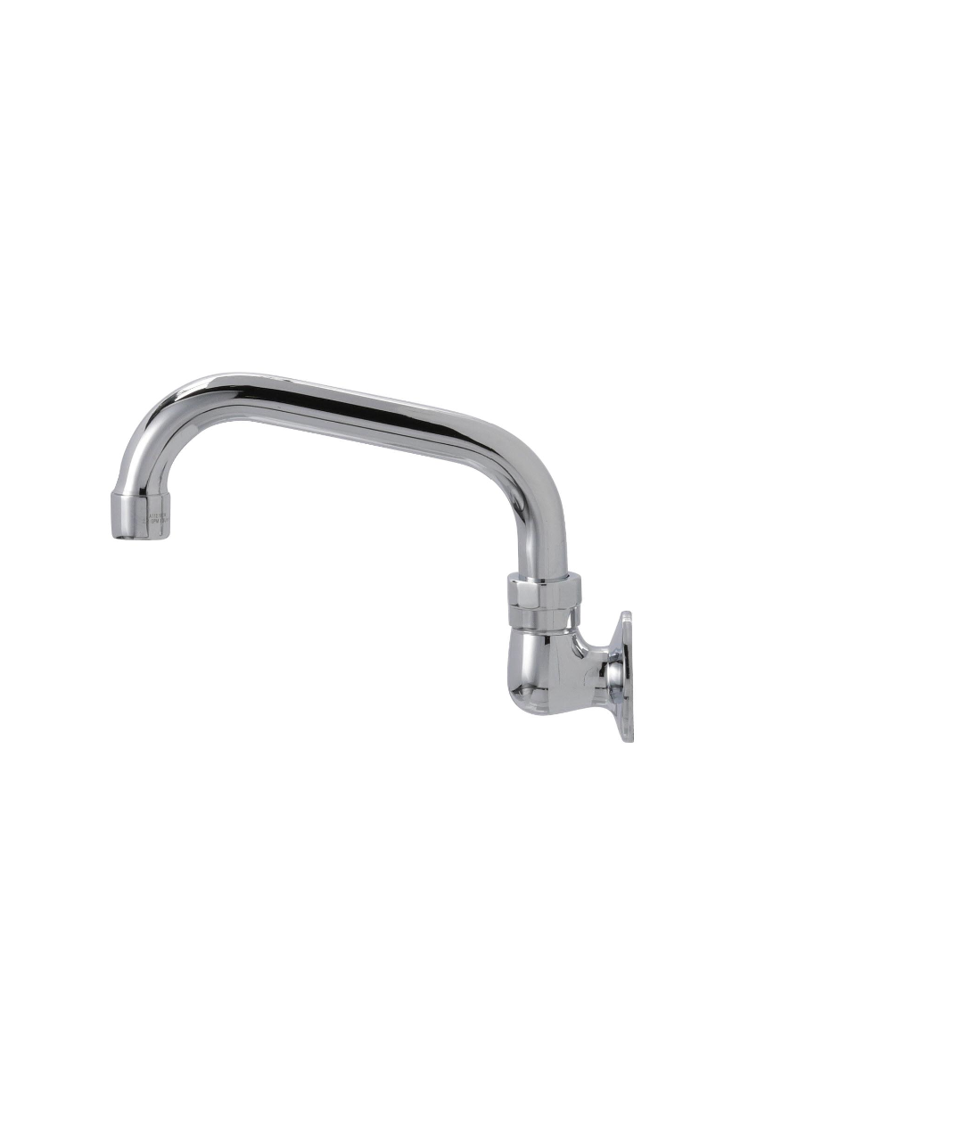 Encore® Brass Chrome Plated Wall Mount Spout Base with 6" Swivel Spout