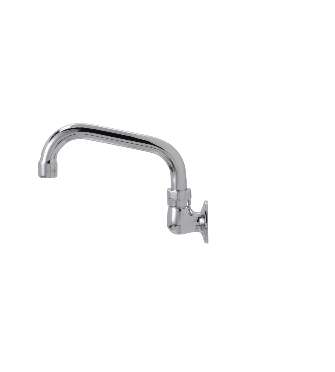 Encore® Brass Chrome Plated Wall Mount Spout Base with 8" Swivel Spout