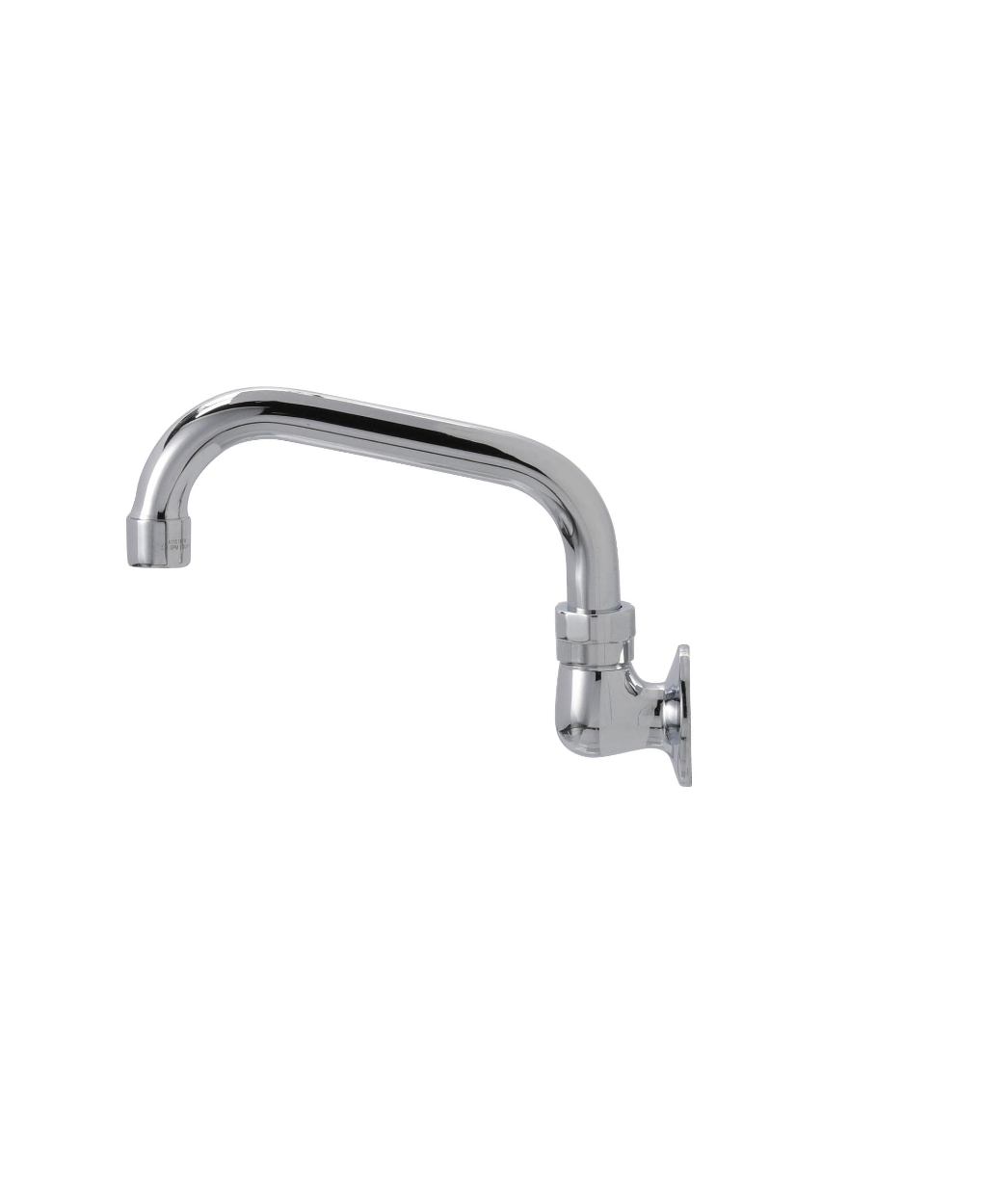 Encore® Brass Chrome Plated Wall Mount Spout Base with 10" Swivel Spout
