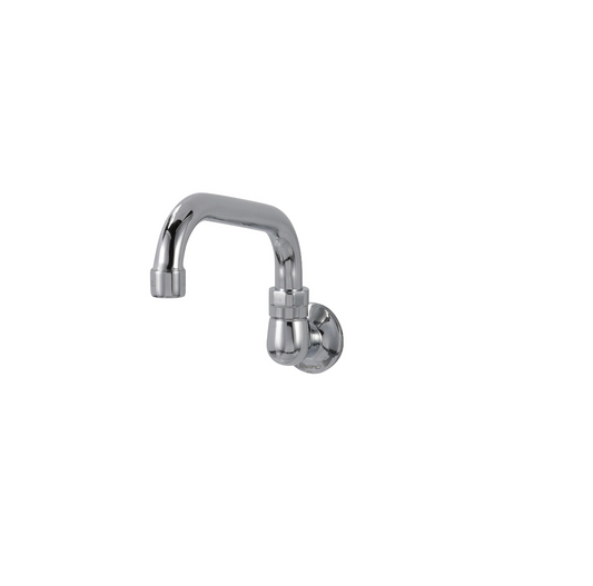 Encore® Brass Chrome Plated Wall Mount Spout Base with 10" Swivel Spout