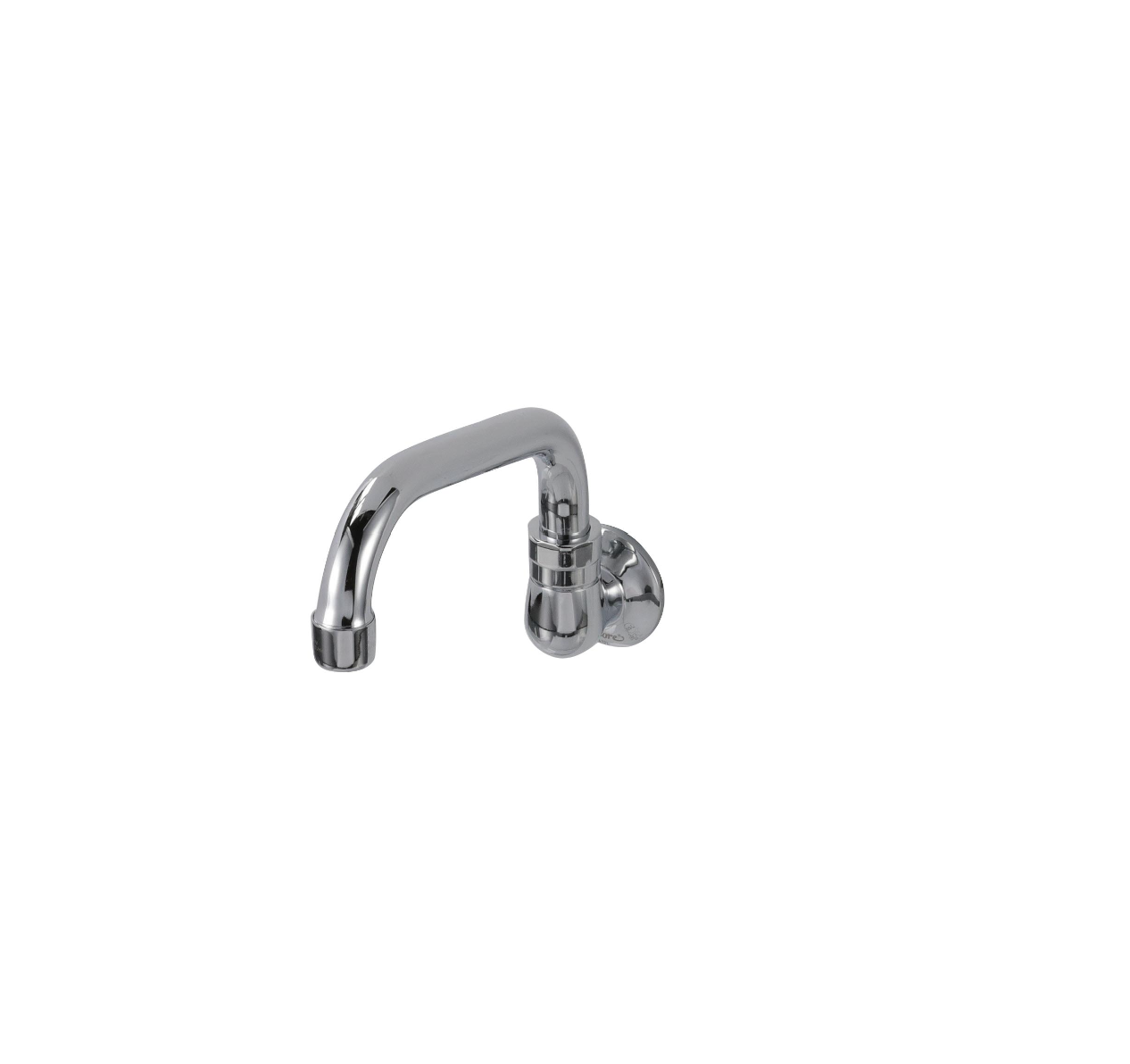 Encore® Brass Chrome Plated Wall Mount Spout Base with 10" Swivel Spout
