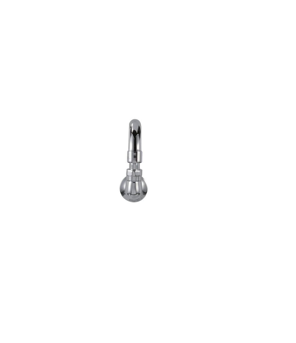 Encore® Brass Chrome Plated Wall Mount Spout Base with 12" Swivel Spout