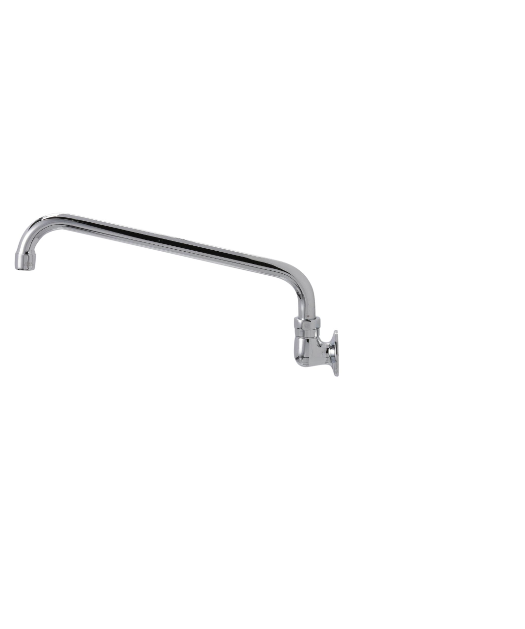 Encore® Brass Chrome Plated Wall Mount Spout Base with 14" Swivel Spout