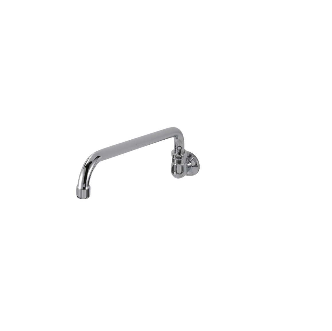 Encore® Brass Chrome Plated Wall Mount Spout Base with 14" Swivel Spout