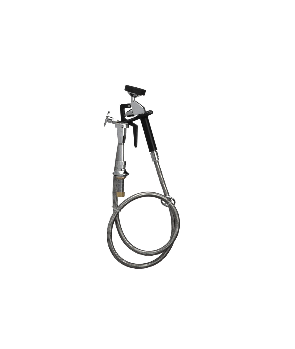 Encore® Brass Chrome Plated Single Deck Mount Utility Spray Assembly with Vacuum Breaker