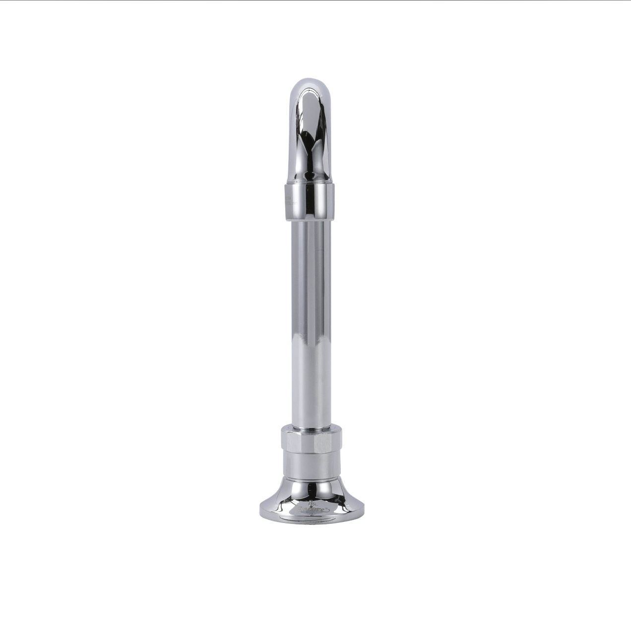 Encore® Brass Chrome Plated Deck Mount Spout Base with 3-1/2" Rigid Gooseneck Spout