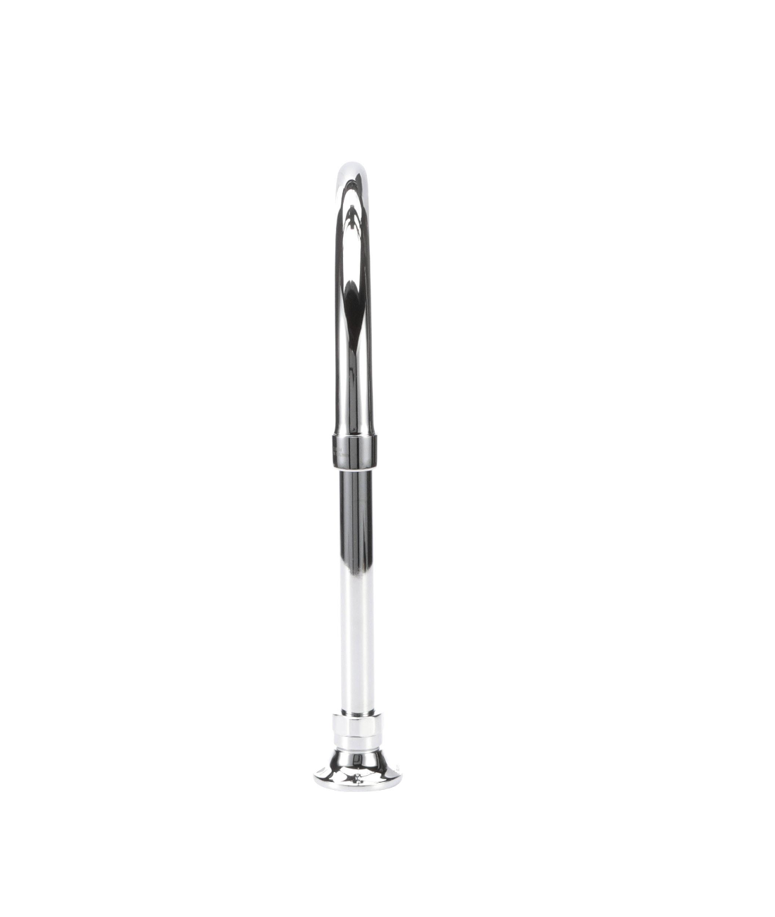Encore® Brass Chrome Plated Deck Mount Spout Base with 8-1/2" Gooseneck Spout