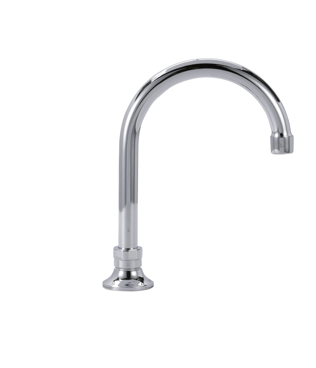 Encore® Brass Chrome Plated Deck Mount Spout Base with 6" Gooseneck Spout