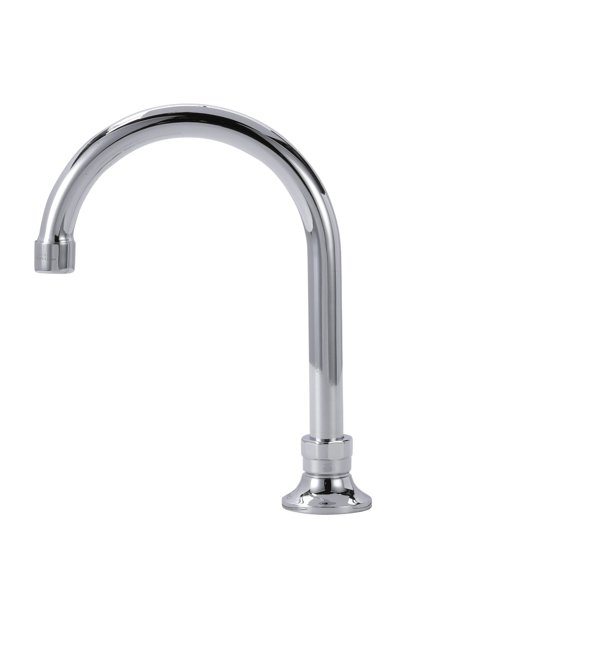 Encore® Brass Chrome Plated Deck Mount Spout Base with 6" Gooseneck Spout