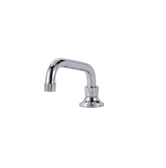 Encore® Brass Chrome Plated Deck Mount Spout Base with 6" Swivel Spout
