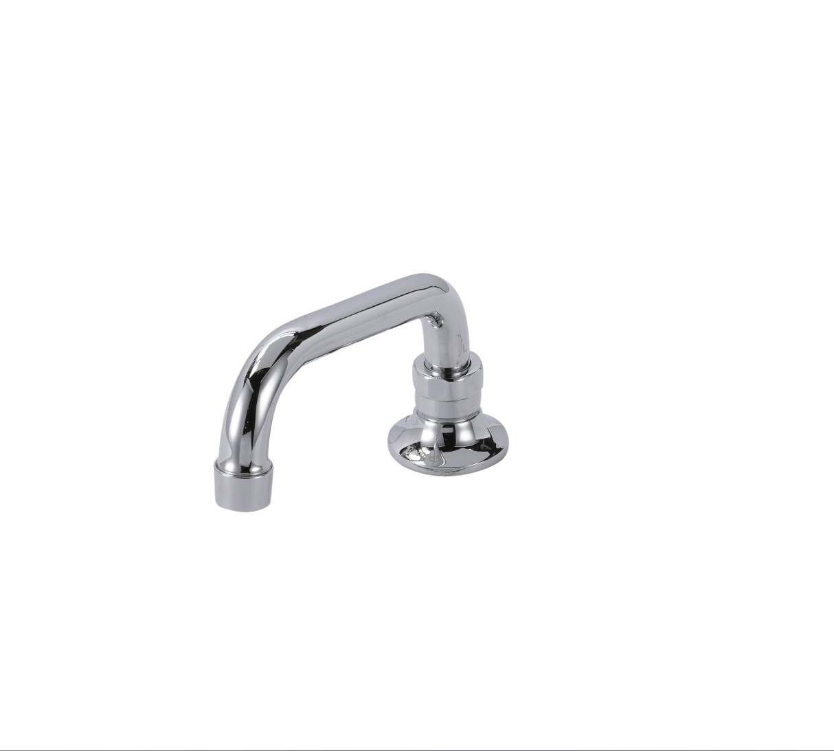 Encore® Brass Chrome Plated Deck Mount Spout Base with 6" Swivel Spout