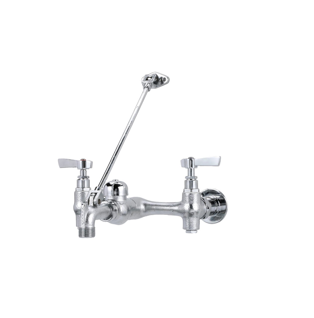 Encore® 8" OC Brass Chrome Plated Service Sink Faucet with Vacuum Breaker