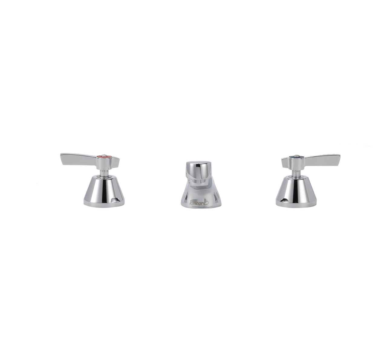 Encore® Adjustable Widespread Deck Mount Faucet Ceramic Valves with 5" Cast Spout