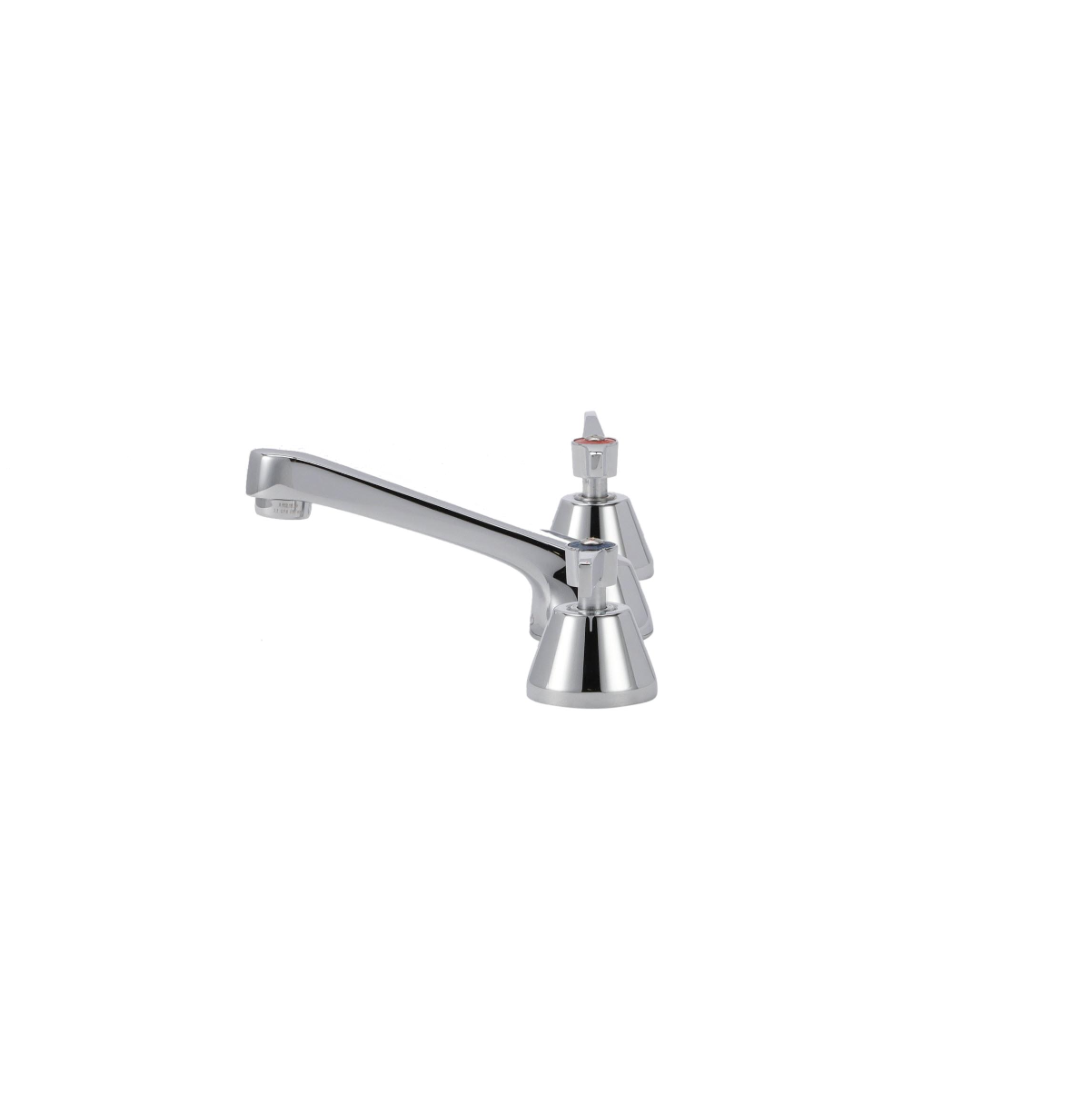 Encore® Adjustable Widespread Deck Mount Faucet Ceramic Valves with 5" Cast Spout